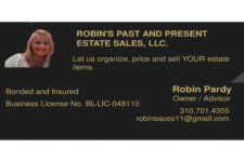 Logo for Robin’s Past and Present Estate Sales, LLC. Logo for Robin’s Past and Present Estate Sales, LLC.